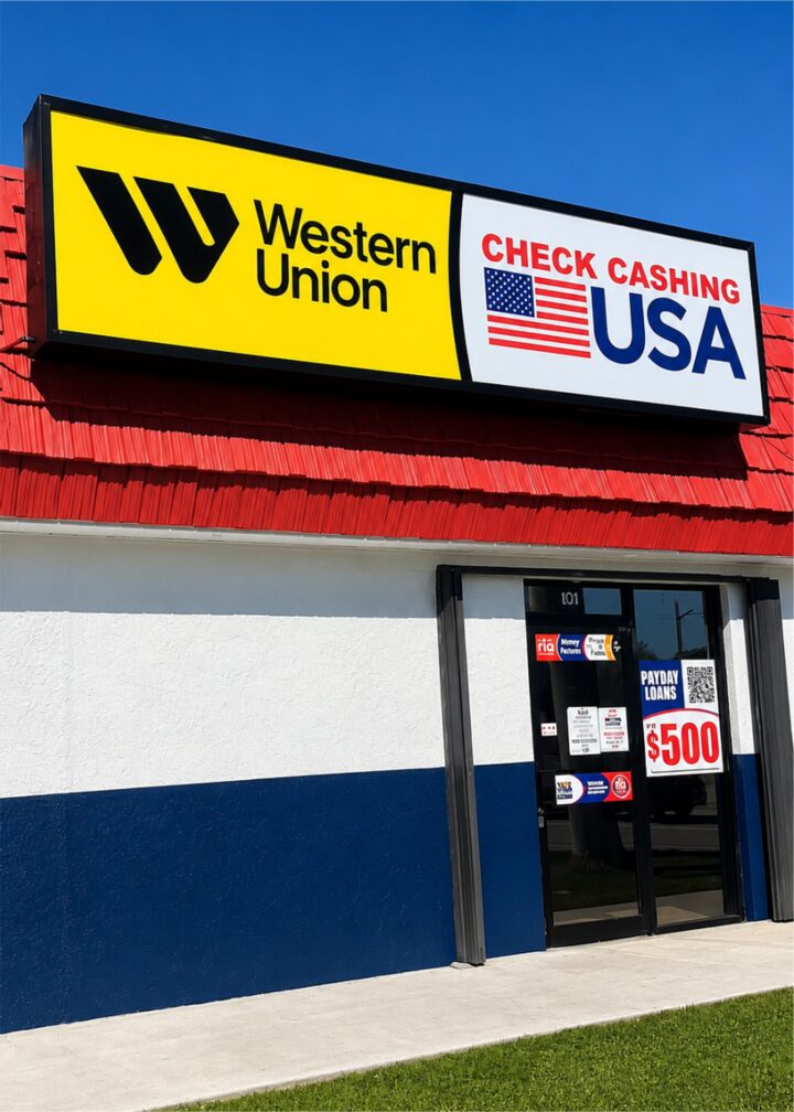 Check Cashing USA store front
